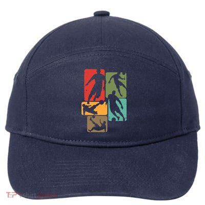 Soccer For Soccer Player | Retro Boys Soccer 7-Panel Snapback Hat