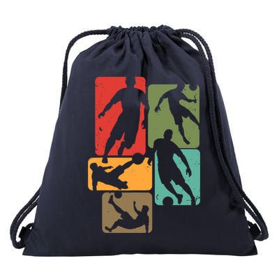 Soccer For Soccer Player | Retro Boys Soccer Drawstring Bag