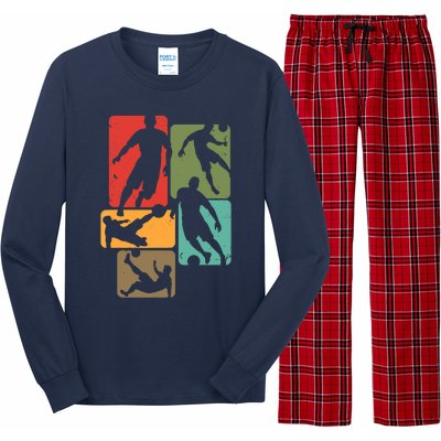 Soccer For Soccer Player | Retro Boys Soccer Long Sleeve Pajama Set