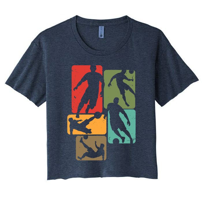 Soccer For Soccer Player | Retro Boys Soccer Crop Top
