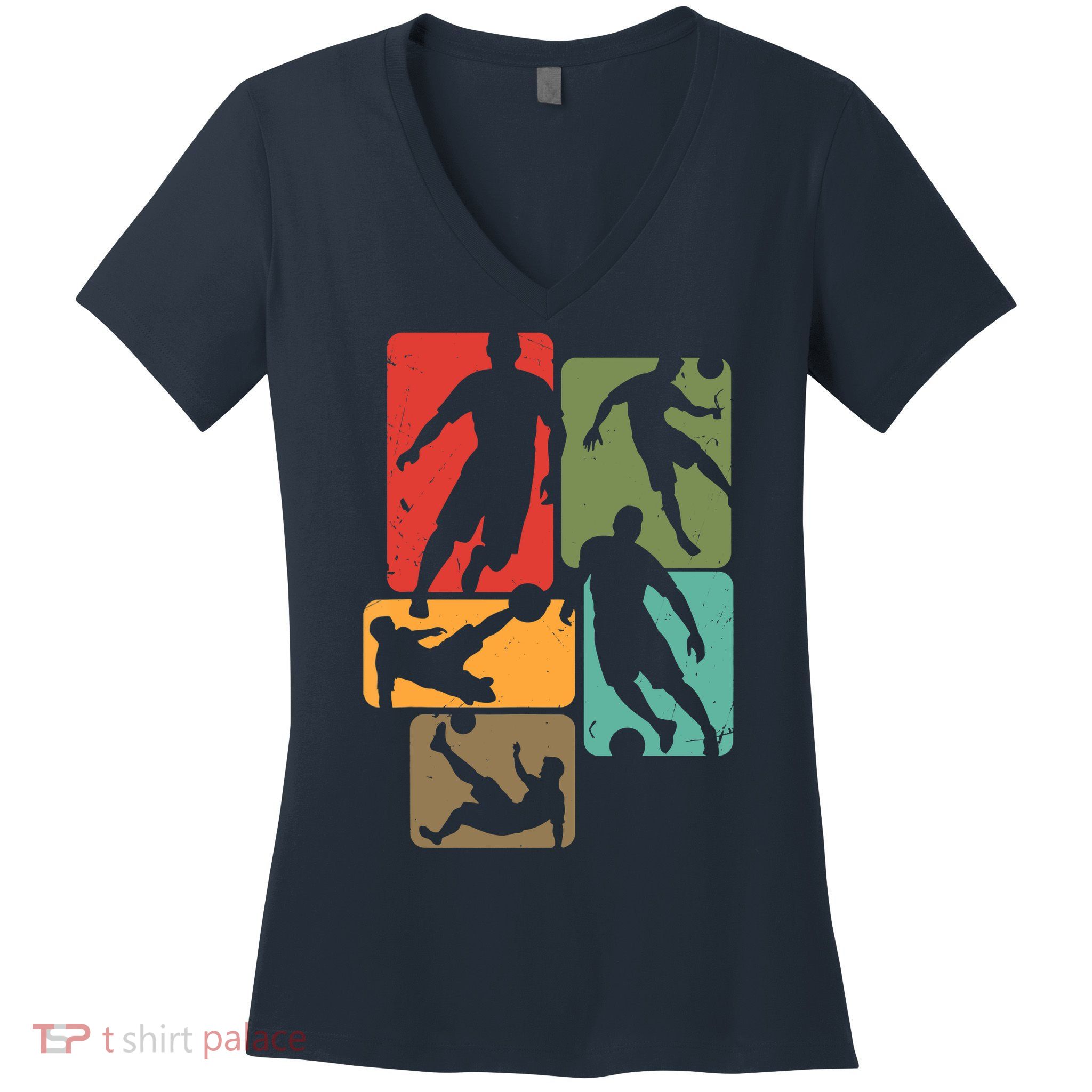 Soccer For Soccer Player | Retro Boys Soccer Women's V-Neck T-Shirt