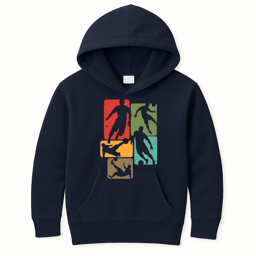 Soccer For Soccer Player | Retro Boys Soccer Kids Hoodie