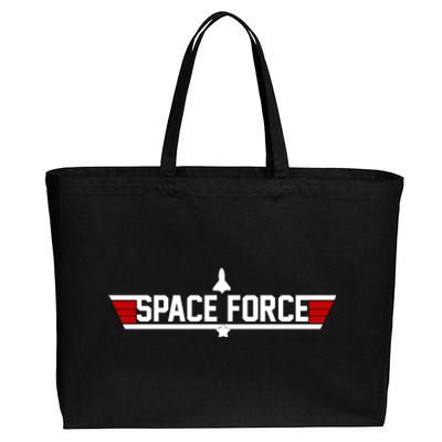 Space Force Cotton Canvas Jumbo Tote