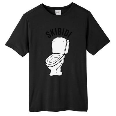 Skibid.I Funny Toilet Meme Brain Rot Humor Tall Fusion ChromaSoft Performance T-Shirt