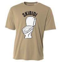 Skibid.I Funny Toilet Meme Brain Rot Humor Cooling Performance Crew T-Shirt