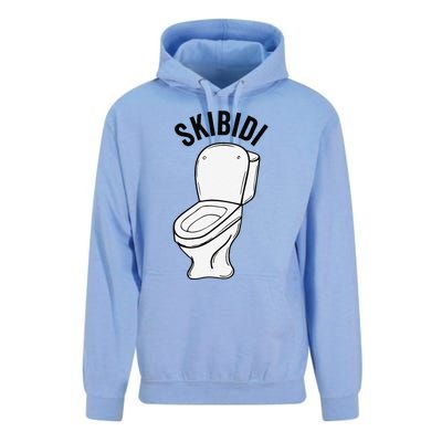 Skibid.I Funny Toilet Meme Brain Rot Humor Unisex Surf Hoodie