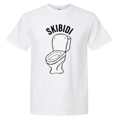 Skibid.I Funny Toilet Meme Brain Rot Humor Garment-Dyed Heavyweight T-Shirt