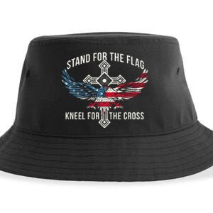 Stand For The Flag Usa American Flag Sustainable Bucket Hat