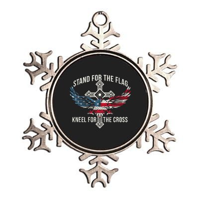 Stand For The Flag Usa American Flag Metallic Star Ornament