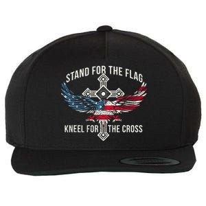 Stand For The Flag Usa American Flag Wool Snapback Cap