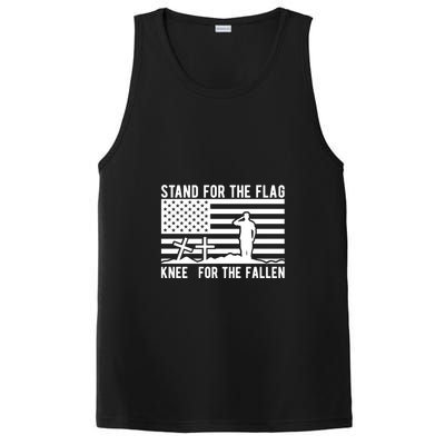 Stand For The Flag Kneel For The Fallen For Memorial Day Gift PosiCharge Competitor Tank