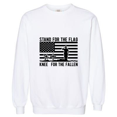 Stand For The Flag Kneel For The Fallen For Memorial Day Gift Garment-Dyed Sweatshirt