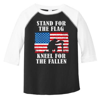 Stand For The Flag Veterans Day Partiotic Military Toddler Fine Jersey T-Shirt