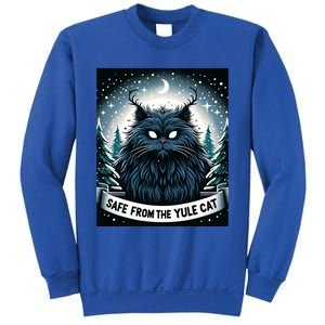 Safe From The Yule Cat Christmas Icelandic Iceland Folklore Gift Sweatshirt