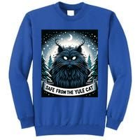 Safe From The Yule Cat Christmas Icelandic Iceland Folklore Gift Tall Sweatshirt