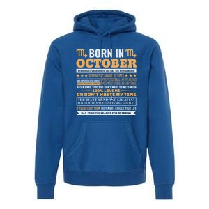 Scorpio Facts Traits Horoscope Zodiac Gift Premium Hoodie