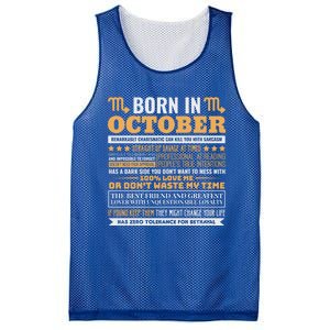 Scorpio Facts Traits Horoscope Zodiac Gift Mesh Reversible Basketball Jersey Tank