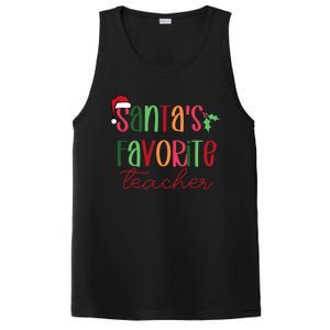 SantaS Favorite Teacher Gift PosiCharge Competitor Tank