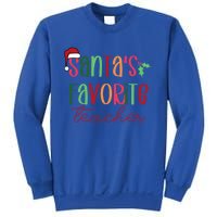 SantaS Favorite Teacher Gift Sweatshirt