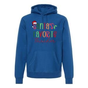 SantaS Favorite Teacher Gift Premium Hoodie