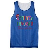 SantaS Favorite Teacher Gift Mesh Reversible Basketball Jersey Tank