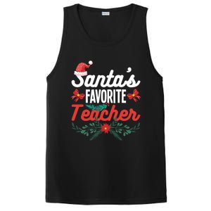 SantaS Favorite Teacher Gift PosiCharge Competitor Tank