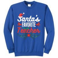 SantaS Favorite Teacher Gift Sweatshirt