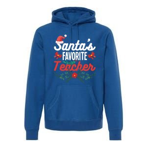 SantaS Favorite Teacher Gift Premium Hoodie