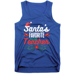 SantaS Favorite Teacher Gift Tank Top