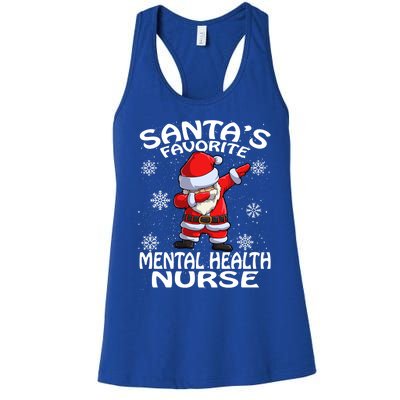 SantaS Favorite Tal Health Nurse Christmas Gift Women's Racerback Tank