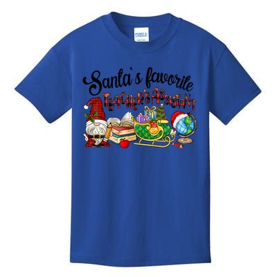 SantaS Favorite TeacherS Assistant Gift Kids T-Shirt