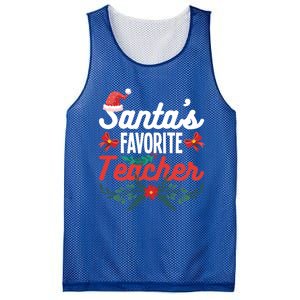 SantaS Favorite Teacher Gift Mesh Reversible Basketball Jersey Tank