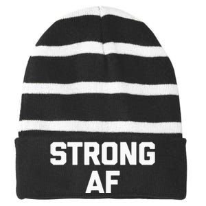 Summer Florida The Sunshine State Surf Style Striped Beanie with Solid Band