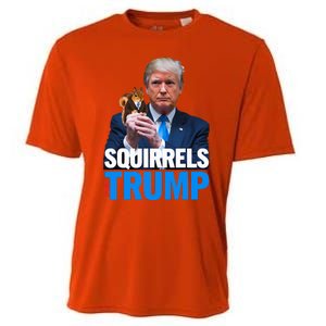 Squirrels For Trump 2024 Make Squirrels Safe Again Cooling Performance Crew T-Shirt