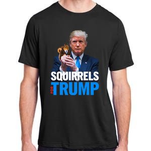 Squirrels For Trump 2024 Make Squirrels Safe Again Adult ChromaSoft Performance T-Shirt