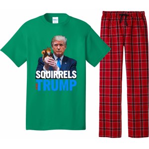 Squirrels For Trump 2024 Make Squirrels Safe Again Pajama Set