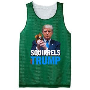 Squirrels For Trump 2024 Make Squirrels Safe Again Mesh Reversible Basketball Jersey Tank