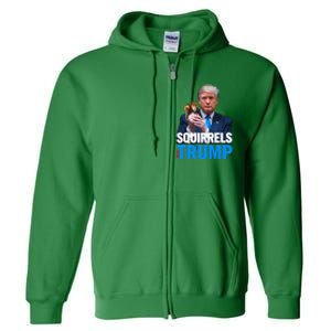 Squirrels For Trump 2024 Make Squirrels Safe Again Full Zip Hoodie