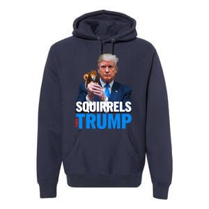 Squirrels For Trump 2024 Make Squirrels Safe Again Premium Hoodie