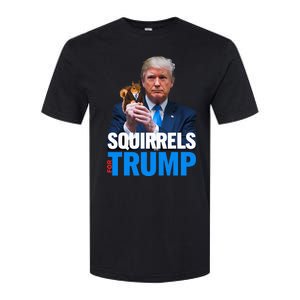 Squirrels For Trump 2024 Make Squirrels Safe Again Softstyle CVC T-Shirt