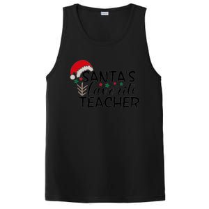 SantaS Favorite Teacher Gift PosiCharge Competitor Tank