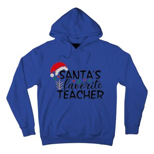 SantaS Favorite Teacher Gift Hoodie