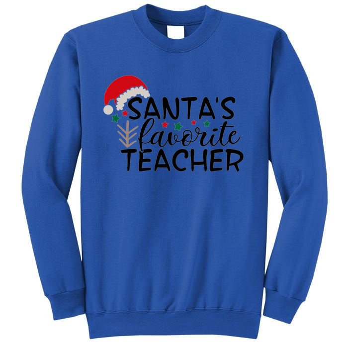 SantaS Favorite Teacher Gift Sweatshirt