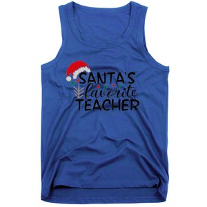 SantaS Favorite Teacher Gift Tank Top