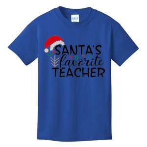 SantaS Favorite Teacher Gift Kids T-Shirt