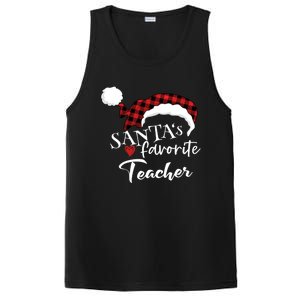 SantaS Favorite Teacher Gift PosiCharge Competitor Tank