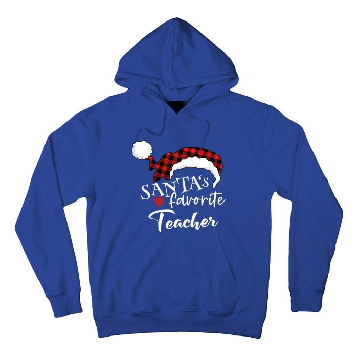 SantaS Favorite Teacher Gift Hoodie