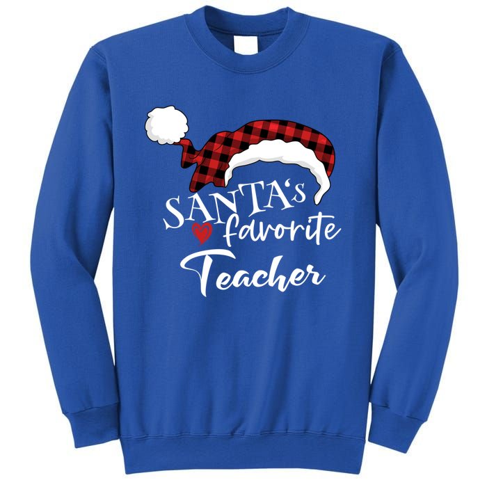 SantaS Favorite Teacher Gift Sweatshirt