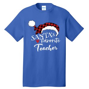 SantaS Favorite Teacher Gift Tall T-Shirt