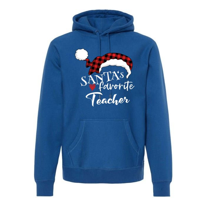 SantaS Favorite Teacher Gift Premium Hoodie